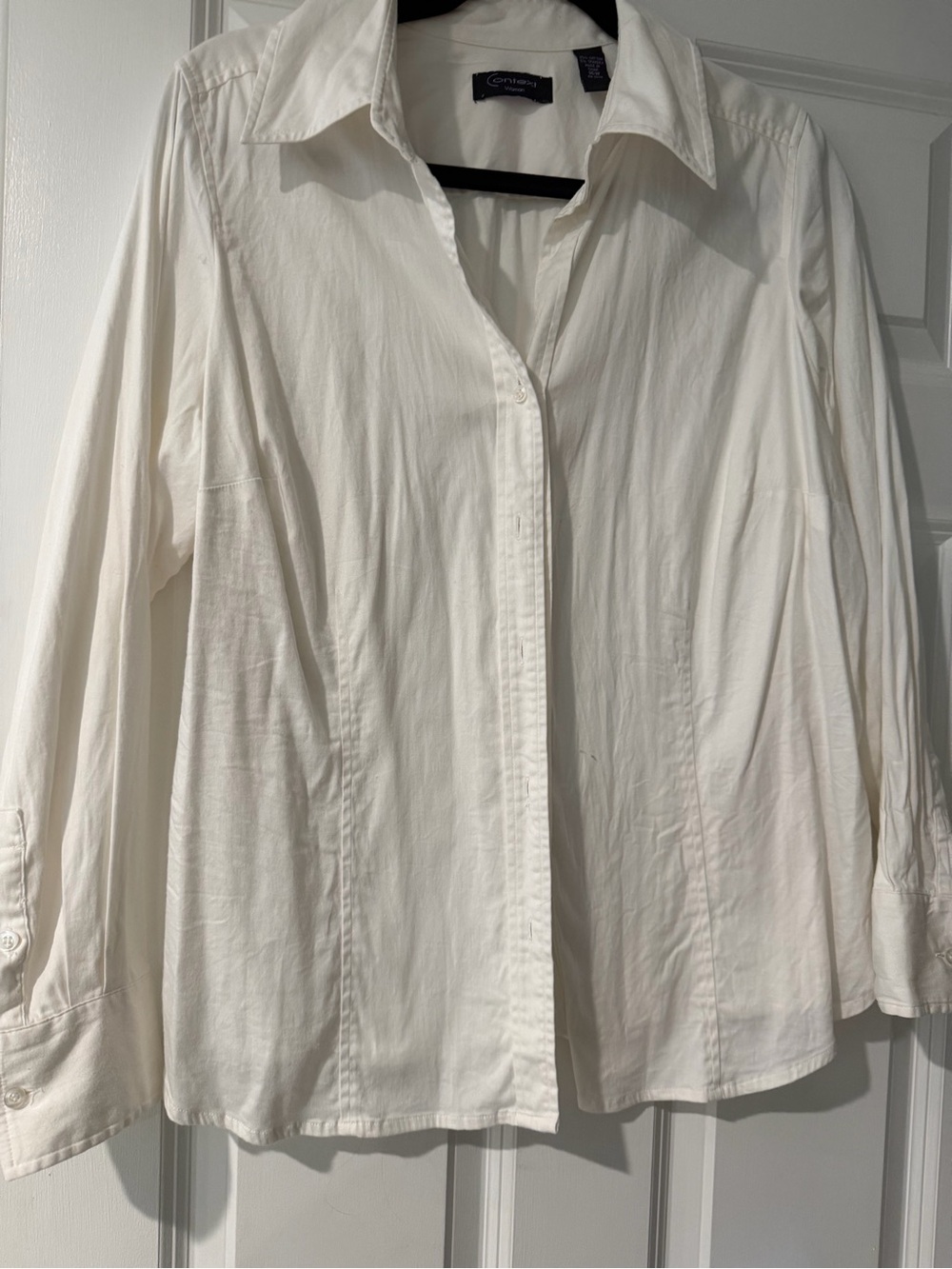 Context Off-White Button-Down Shirt